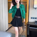 (Promoção Compre 1 Leve 2)Camisa Chiara™ Estilo Sobretudo em Chiffon com Design Floral / Máxima Leveza, Proteção Solar e Estilo para Montar Seus Looks!