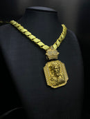 [MOEDA ANTIGA] DUBAI CHAPA 12MM + PIGENTE CRISTO